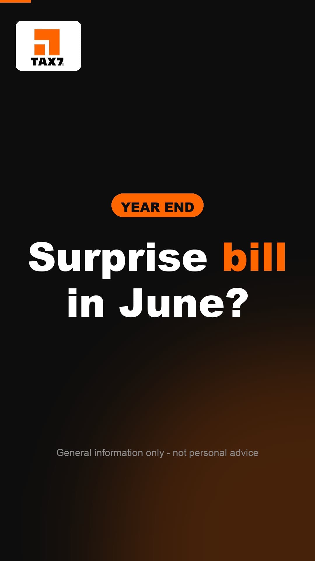 No surprise bill at year end - video cover